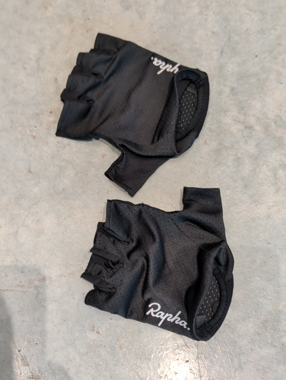 Rapha Black Short-Finger Core Mitts